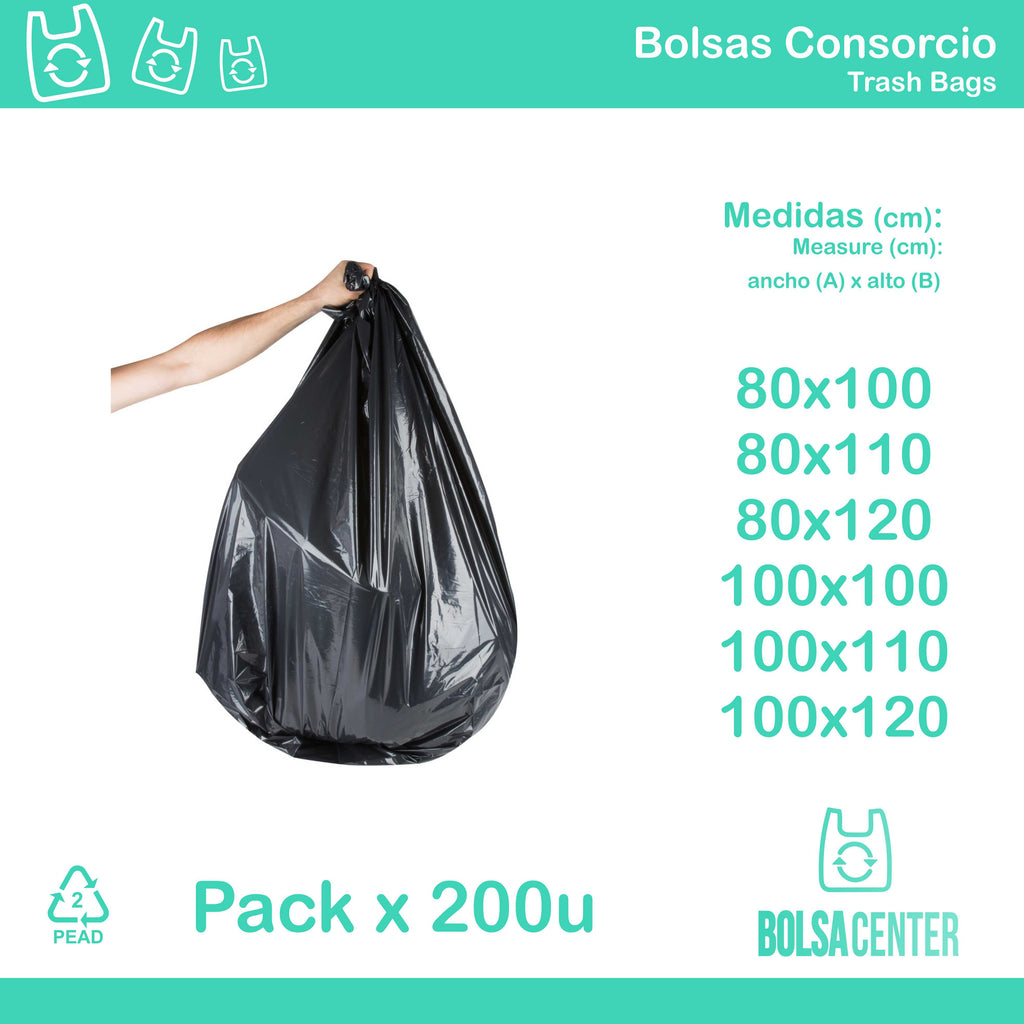 Pack de bolsas consorcio XL 200u