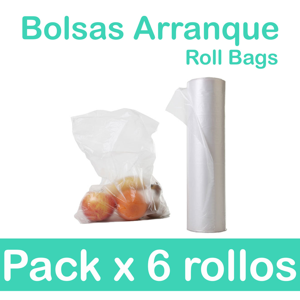Pack de rollos de arranque cristal x 6u de 1.5Kg. c/u
