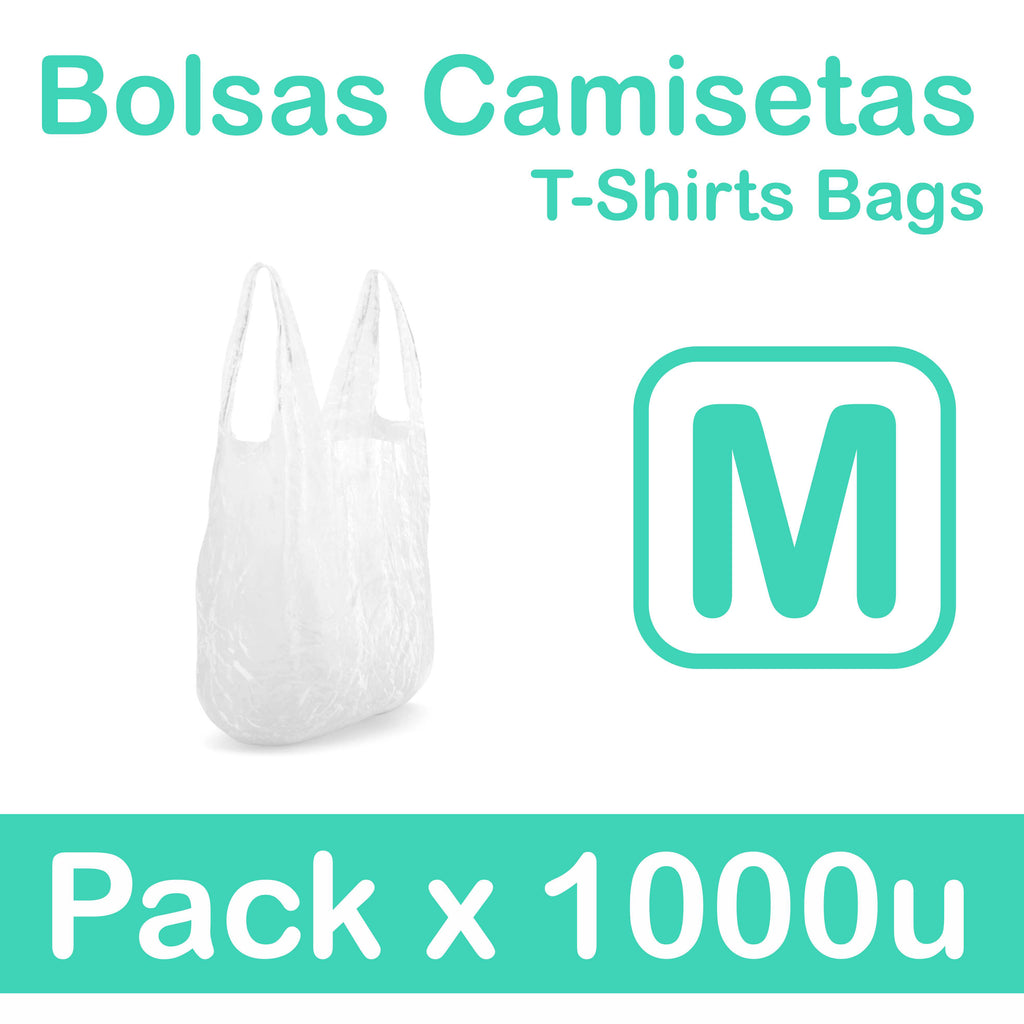 Pack de bolsas camisetas M x 1000u